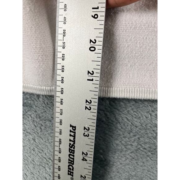 Calvin Klein Jeans Colorblock Logo Sweatshirt Small Pink White FLAW - Picture 8 of 9